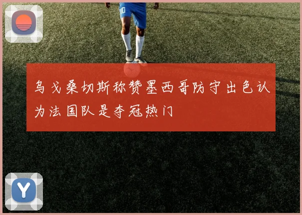 乌戈桑切斯称赞墨西哥防守出色认为法国队是夺冠热门